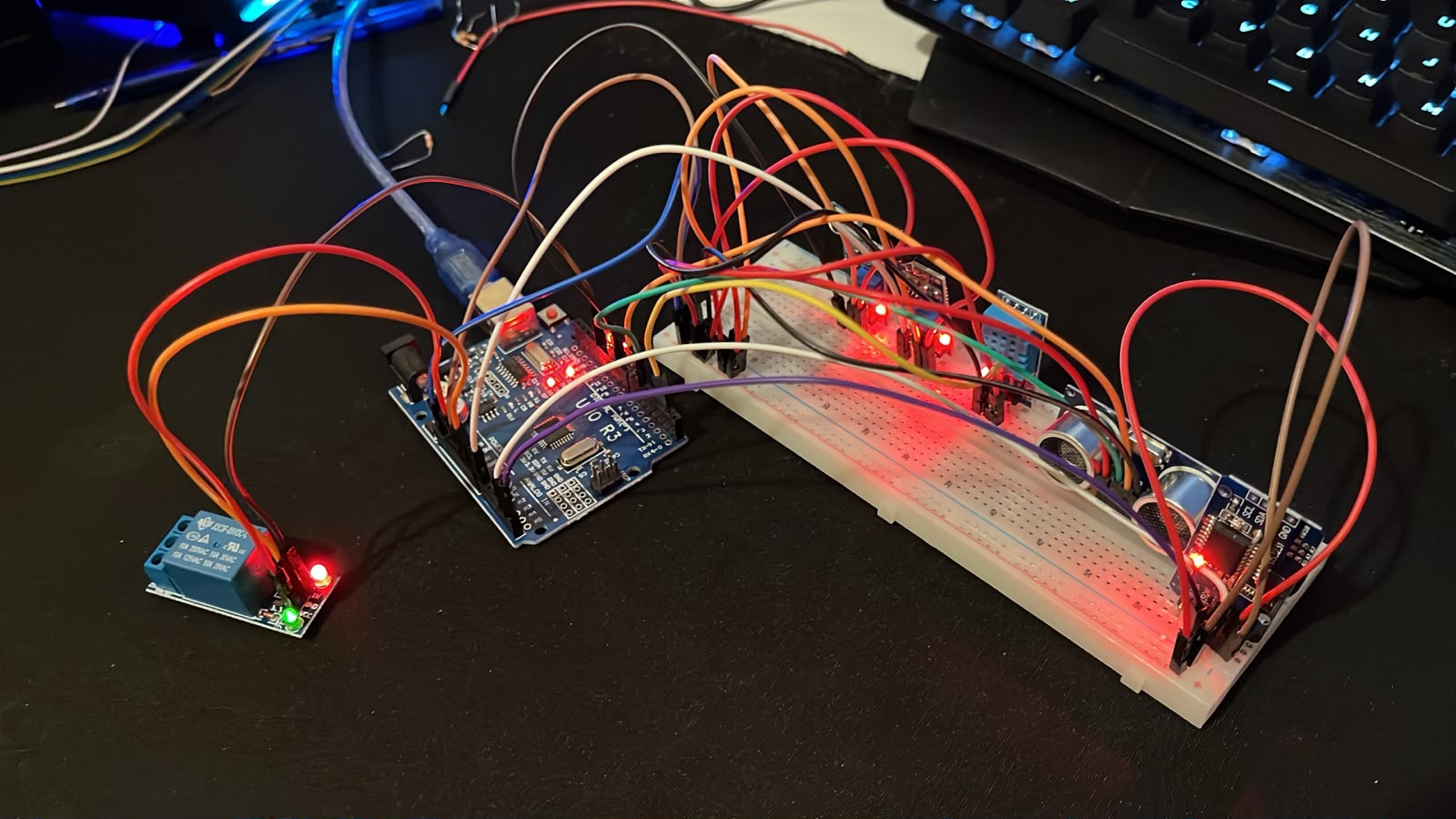 Arduino tabanlı güvenlik ve izleme sistemi devre kurulumu